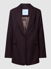 Blazer met klepzakken van s.Oliver BLACK LABEL Paars - 28