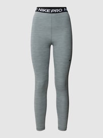 Legging met mesh inzet van NIKE TRAINING Grijs / zwart - 48