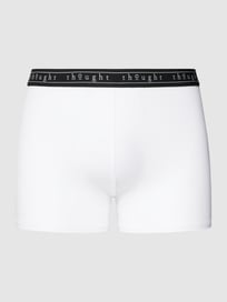 Heupslip met elastische band met logo van Thought Wit - 3