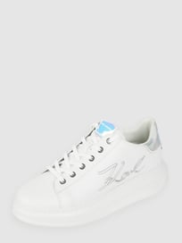 Sneakers van leer, model 'Kapri Signia' van Karl Lagerfeld Wit - 19