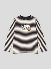 Sweatshirt mit Streifenmuster von Staccato Grau / Schwarz - 33