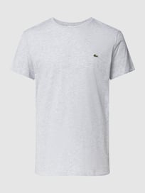 T-Shirt mit Logo-Stitching Modell 'Supima' von Lacoste Grau / Schwarz - 45