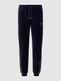 Trainingshose aus Samt Modell 'Damarindo' von SERGIO TACCHINI Blau / Türkis - 45