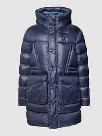 Steppjacke mit Label-Detail von Blauer Usa Blau / Türkis - 22