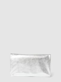 Clutch in metallic look, model 'Mimosa' van Abro Grijs / zwart - 31