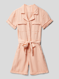 Playsuit met strikceintuur van Guess Oranje - 23