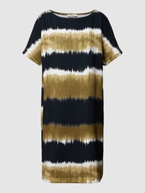 Knielanges Kleid mit Colour-Blocking-Design von Christian Berg Woman Grau / Schwarz - 42
