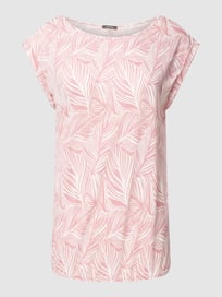 T-Shirt mit fixiertem Ärmelaufschlag von Montego Rosa - 33