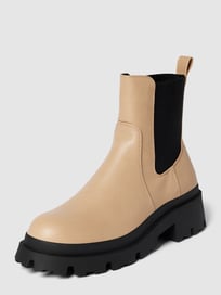 Chelsea Boots in Leder-Optik Modell 'Doja' von Only Weiß - 42
