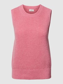 Top in gebreide look, model 'PARIS' van Only Roze - 39