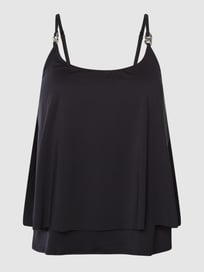 Tankini-Oberteil mit Bügeln von MICHAEL Michael Kors Grau / Schwarz - 41