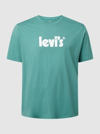PLUS SIZE T-Shirt aus Baumwolle von Levi’s® Big & Tall Blau / Türkis - 38