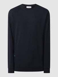 Relaxed Fit Sweatshirt mit Prints Modell 'Aaren' von Selected Homme Blau / Türkis - 40