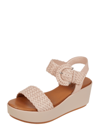 Sandale aus Leder mit Plateausohle  von INUOVO Rosa - 16