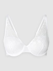 Beugelbeha van gebloemd kant, model 'Day to Night’  van Chantelle Wit - 23