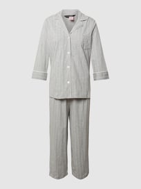 Pyjama met streepmotief van Lauren Ralph Lauren Grijs / zwart - 3