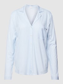 Pyjamabovendeel met streepmotief, model 'Everyday' van s.Oliver RED LABEL Blauw / turquoise - 1