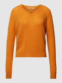 Strickpullover aus Kaschmir mit V-Ausschnitt von (The Mercer) N.Y. Rot - 3