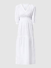 Jurk van broderie anglaise van Chiara Fiorini Wit - 38