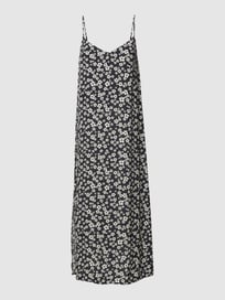 Midikleid mit floralem Allover-Muster von Jake*s Casual Grau / Schwarz - 45