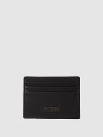 Kartenetui aus Leder  von Guess Grau / Schwarz - 5