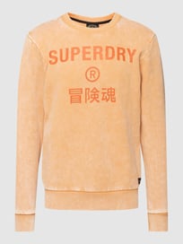 Sweatshirt im Used-Look Modell 'Vintage Corporation' von Superdry Gelb - 16