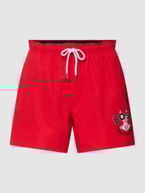 Zwembroek met Looney-Tunes®-print, model 'FLO' van BOSS Rood - 29