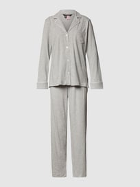 Pyjama van katoen-modalmix van Lauren Ralph Lauren Grijs / zwart - 1