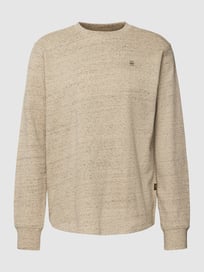 Sweatshirt mit Label-Detail Modell 'Lash' von G-Star Raw Weiß - 41