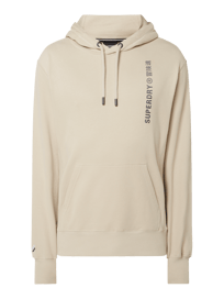 Oversized Hoodie aus Baumwolle von Superdry Weiß - 38
