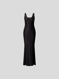 Maxikleid mit U-Ausschnitt von Gauge81 Grau / Schwarz - 8