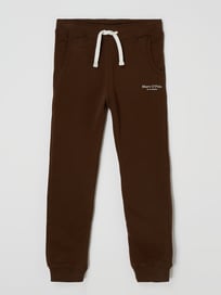 Sweathose mit Logo  von Marc O'Polo Braun - 40