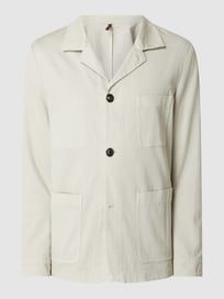 Jacke mit Brusttasche Modell 'Ariano' von Windsor Weiß - 8