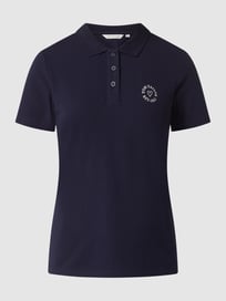 Poloshirt aus Piqué  von Tom Tailor Blau / Türkis - 48