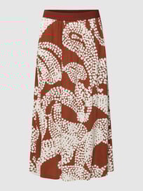 Rok met all-over motief van Milano Italy Bruin - 17
