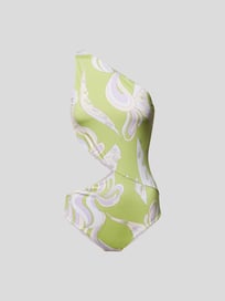 Badeanzug mit Cut Out von Emilio Pucci Grün - 38