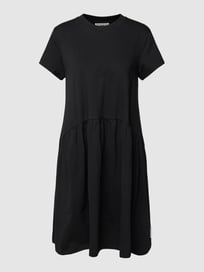 Sweatkleid mit Volantsaum von Marc O'Polo Denim Grau / Schwarz - 36