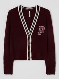 Cardigan im College-Look Modell 'Xoabella' von Pepe Jeans Rot - 16