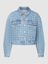 Jeansjack met labeldetails, model 'MALIBU' van Only Blauw / turquoise - 3