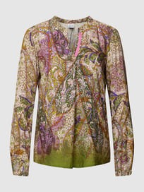 Blouseshirt met paisleymotief van Emily Van den Bergh Groen - 31