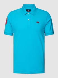 Regular Fit Poloshirt mit Logo-Stitching von La Martina Blau / Türkis - 20