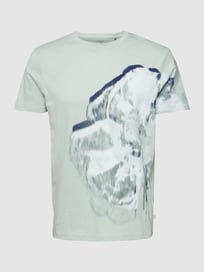 T-shirt met motiefprint van QS by s.Oliver Groen - 14