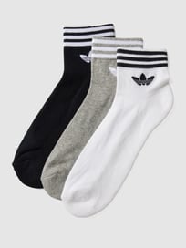 Socken mit Logo-Details im 3er-Pack von adidas Originals Weiß - 37