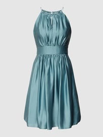 Cocktailkleid mit Raffungen von Swing Blau / Türkis - 44