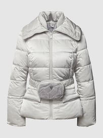 Gewatteerd jack in glanzende look, model 'GLITZY PUFFA' van Guess Grijs / zwart - 15