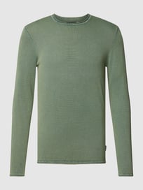 Strickpullover mit Label-Detail Modell 'ONSGARSON' von Only & Sons Grün - 46