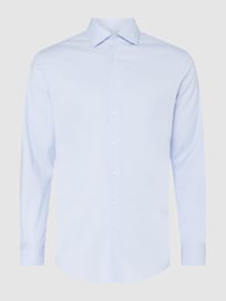 Zakelijk overhemd van twill - vochtregulerend  van SEIDENSTICKER REGULAR FIT Blauw / turquoise - 14