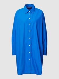 Hemdblusenkleid mit Label-Detail von Tommy Hilfiger Blau / Türkis - 24