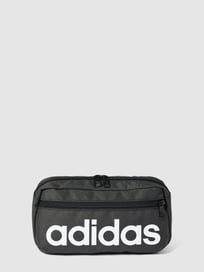 Bauchtasche mit Label-Print von adidas Originals Grau / Schwarz - 44