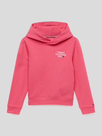 Hoodie mit Brand-Stitchings von Tommy Hilfiger Teens Rosa - 36